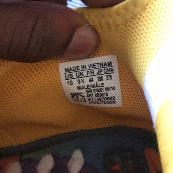 Yellow Adidas Human Race By: Pharrell Williams - Picture 6 of 8